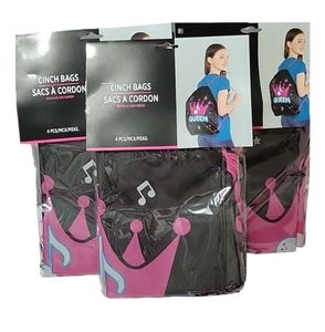 Drawstring Party Bags "Queen"-set of 3 (12 bags)